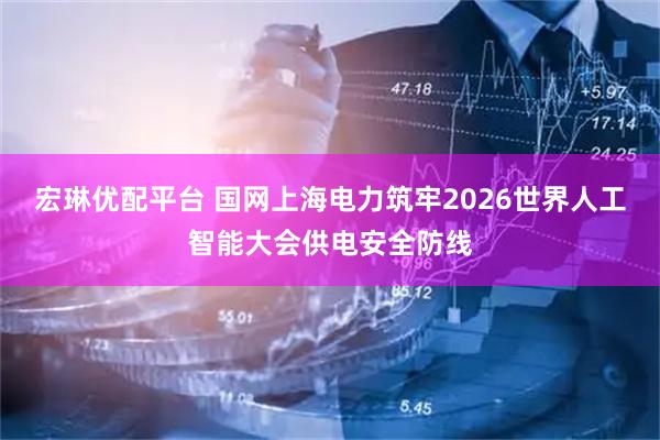 宏琳优配平台 国网上海电力筑牢2026世界人工智能大会供电安全防线
